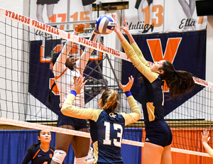 Syracuse out-blocked Georgia Tech, 15-4, as part of a straight-set win on Friday night at the Women's Building. 