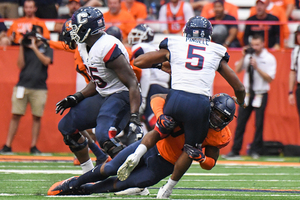 Syracuse tallied six sacks in a 51-21 win over Connecticut in Week 4. 