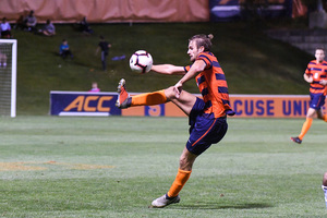 Sondre Norheim played all 110 minutes for Syracuse in an overtime draw and scored the Orange's lone goal on Monday night.