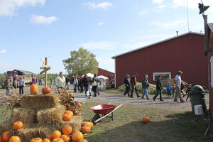 October is the perfect time to visit an apple orchard or pumpkin patch, right before it gets too cold.