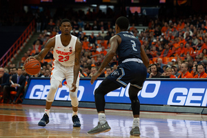 Frank Howard finished with nine points in Old Dominion's upset of No. 25 Syracuse. 