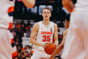 Buddy Boeheim shot 2-for-11 against Oklahoma State on Wednesday, his worst shooting game of the season.