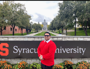 Transferring to SU was an easy decision for student veteran Raul Rosique, as SU welcomes its students and gives them opportunities to share their experiences.