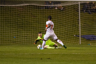 Hendrik Hilpert had six saves in the loss. Clemson's goalkeeper had just two.